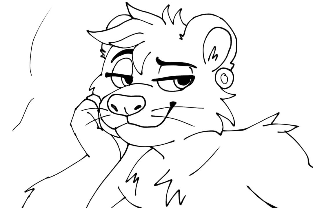 Smug Otter Sketch